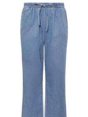 Vintage First Issue Liz Claiborne Rayon Blend Chambray Pants Size 8